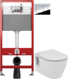 Комплект подвесной унитаз Ideal Standard Connect E822301 + система инсталляции Tece 9400412
