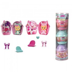 Куклы и одежда для кукол IMC toys Crybabies Magic Tears Плачущий младенец с домиком и аксессуарами 3 шт.