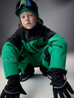 Горнолыжная куртка из технологичной мембраны с лямками для мальчиков Sela