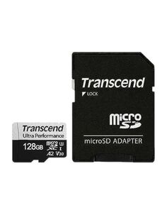 Карта памяти Transcend micro SDXC 128Gb 340S UHS-I U3 V30 A2 + ADP (160/125 Mb/s)