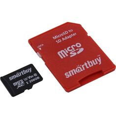 Карта памяти SmartBuy micro SDXC 256Gb Pro UHS-I U3 + ADP (90/70 Mb/s)