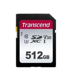 Карта памяти Transcend 512Gb 300S SDXC UHS-I U3 V30 (95/45 MB/s)