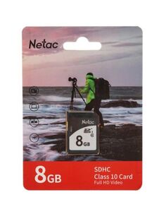 Карта памяти Netac SDHC 8GB P600 (NT02P600STN-008G-R)