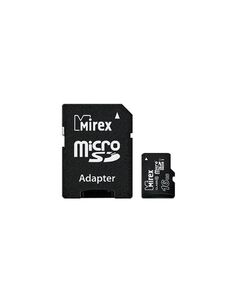 Карта памяти Mirex MicroSD 16Gb Class 10 UHS-I 13613-ADSUHS16 + adapter
