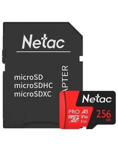Карта памяти Netac microSD P500 Extreme Pro 256Gb (NT02P500PRO-256G-S)