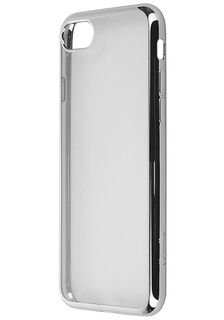 Чехол-накладка Celly Laser для Apple iPhone 7/8 прозрачный, серебристый кант