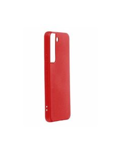 Чехол силиконовый Red Line Samsung Galaxy S22, красный, с микрофиброй УТ000030410