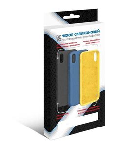 Чехол с микрофиброй DF для Samsung Galaxy M11/A11 (EU) Silicone Blue sOriginal-12