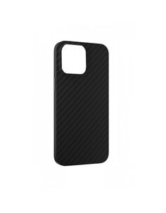 Чехол Devia Ultra-Thin Carbon Fiber Texture Magnetic Case для iPhone 14 - Black