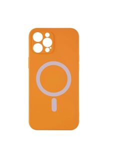 Чехол накладка Barn&Hollis для iPhone 12 Pro, для magsafe, оранжевая
