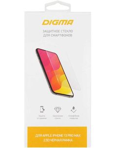 Защитное стекло для экрана Digma DGG1AP13PA для Apple iPhone 13/13 Pro прозрачная 1шт.