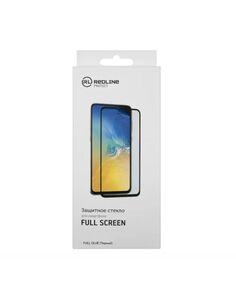 Защитный экран Red Line для Infinix Smart 6 NFC Full Screen tempered glass FULL GLUE черный УТ000028372