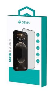 Защитное стекло Devia Star Full Tempered Glass для iPhone 13 Pro Max - Black, Чёрный