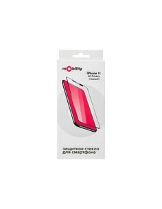 Стекло защитное mObility для iPhone 11 Full screen (3D) Privacy черный УТ000019269
