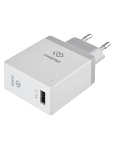 Сетевое зарядное устройство Digma DGWC-1U-2.1A-WG 2.1A белый