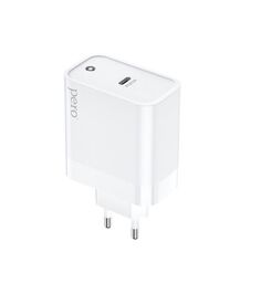 Сетевое зарядное устройство PERO TC16 GaN, USB-C PD, 65W белый ПЕРО