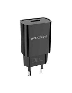 Сетевое зарядное устройство Borofone BA20A Sharp, 1USB, 2.1A, черный (02081)