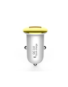 Автомобильное зарядное устройство Devia Mushroom Series QC 3.0 18W - Gold, Золотистый