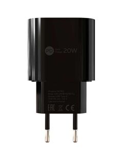 Сетевое зарядное устройство More choice Smart 1USB 3.0A PD 20W NC70S (Black)