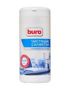 Салфетки Buro BU-Tmix универсальные туба 65шт влажных + 65шт сухих