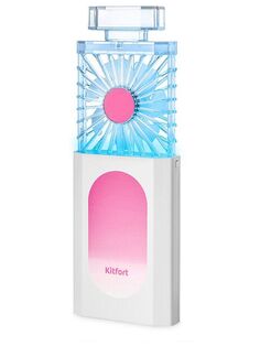 Беспроводной мини-вентилятор Kitfor КТ-406-1 бело-розовый Kitfort