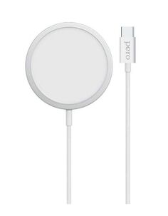 Беспроводное зарядное устройство магнитное PERO TC07 для Apple iPhone 12/13 ПЕРО