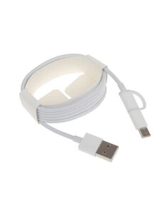 Кабель двойной Xiaomi Mi 2-in-1 USB Cable Micro USB to Type-C (30cm) SJV4083TY