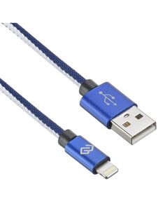 Кабель Digma USB A (m) Lightning (m) 1.2м синий