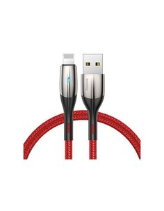 Кабель Baseus Horizontal With An Indicator Lamp USB - Lightning 2.4A 50cm Red (CALSP-A09)