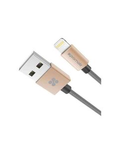 Кабель MFI USB Lightning Promate linkMate-LTF2 (2m) gold 6959144029757
