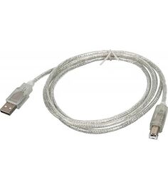 Кабель Ningbo USB A(m) USB B(m) 1.8м прозрачный блистер