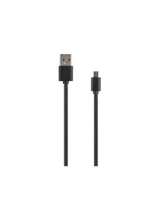 Дата-кабель Red Line USB - microUSB, 2А, 50см, нейлон. оплетка, черный УТ000025009