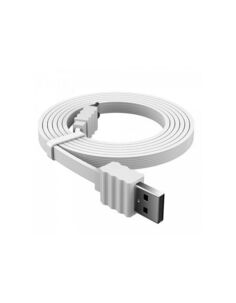 Кабель Devia Flat Series Lightning - White