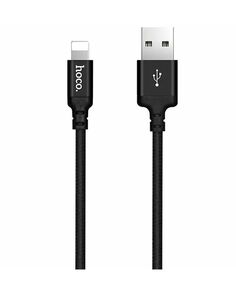 Дата-кабель Hoco X14, USB - Lightning, черный, 2 метра (62882)