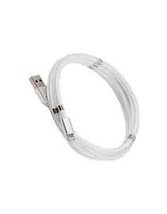 Дата-кабель MB mobility USB - Lightning, белый, скручивание на магнитах УТ000021320