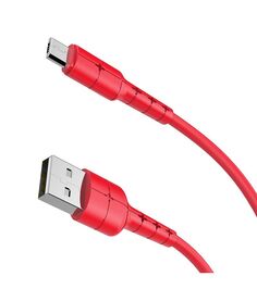 Дата-кабель Hoco X30 Star, USB - MicroUSB, красный (91158)