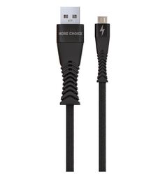 Дата-кабель More choice Smart USB 3.0A для micro USB K41Sm нейлон 1м (Black)