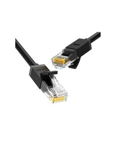 Кабель сетевой UGREEN NW102 (60545) Cat 6 8-Core U/UTP Ethernet Cable. 1,5м. черный