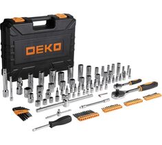 Профессиональный набор инструментов для авто DEKO DKAT121 в чемодане (121 предмет) ДЕКО