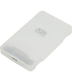 Внешний корпус для HDD/SSD AgeStar 3UBCP3 SATA пластик белый 2.5"