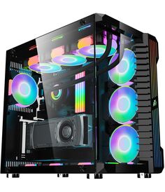 Корпус 1stPlayer STEAMPUNK SP9 Black SP9-BK