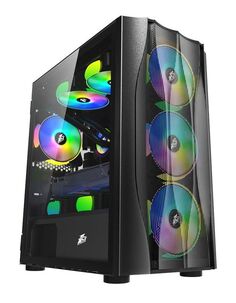 Корпус 1stPlayer Firebase X3-M Black (X3-M-BK-4F1)