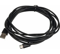 Кабель USB (m)-USB Type-C (m) 3м черный Noname