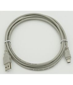 Кабель USB A(m) mini USB B (m) 1.8м серый Noname