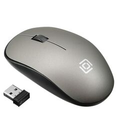 Мышь Oklick 515MW черный/серый