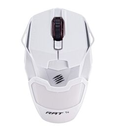 Игровая мышь Mad Catz R.A.T. 1+ белая (ADNS3050, USB, 3 кнопки, 2000 dpi)