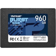 Накопитель SSD Patriot Burst Elite 960Gb (PBE960GS25SSDR) Патриот
