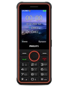 Мобильный телефон Philips Xenium E2301 тёмно-серый (E2301 D.Gray)