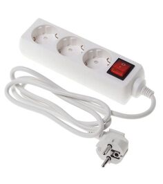 Сетевой фильтр Buro BU-PS3.1/W 1.5м (3 розетки) белый