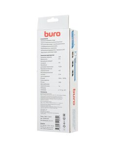 Сетевой фильтр Buro 500SH-1.8-SW-W 1.8м (5 розеток) белый